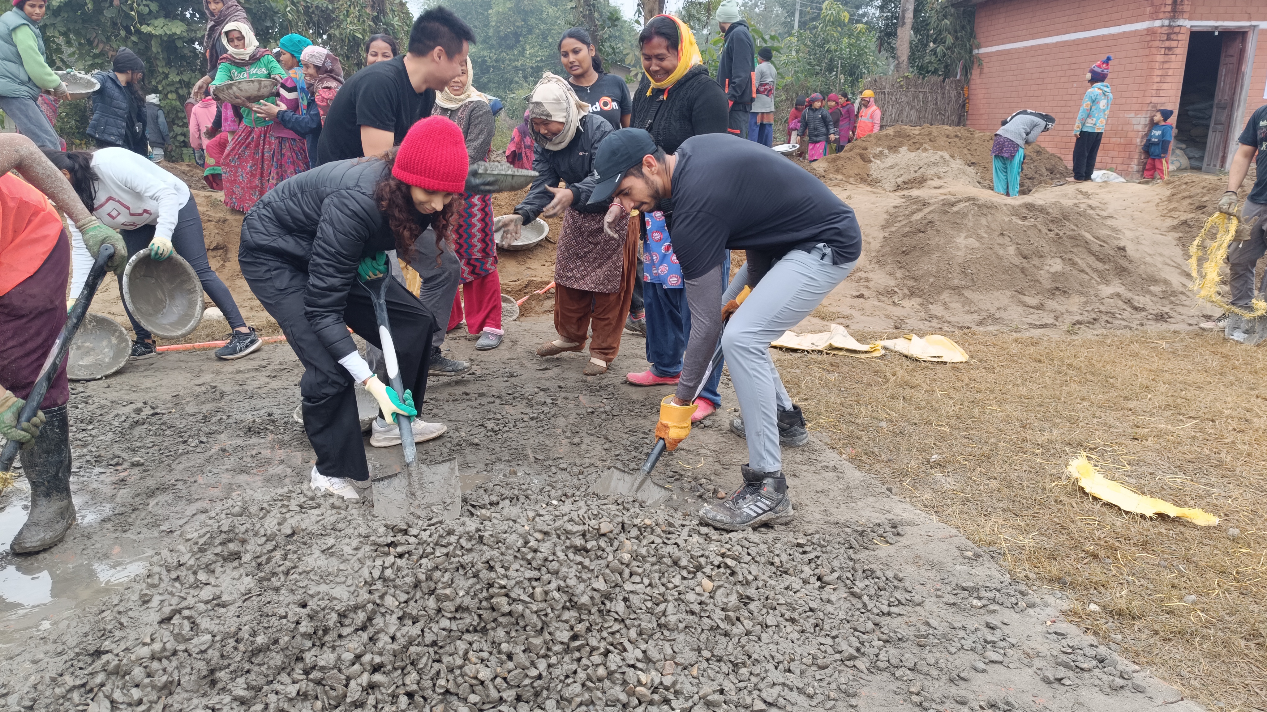 Cement mixing