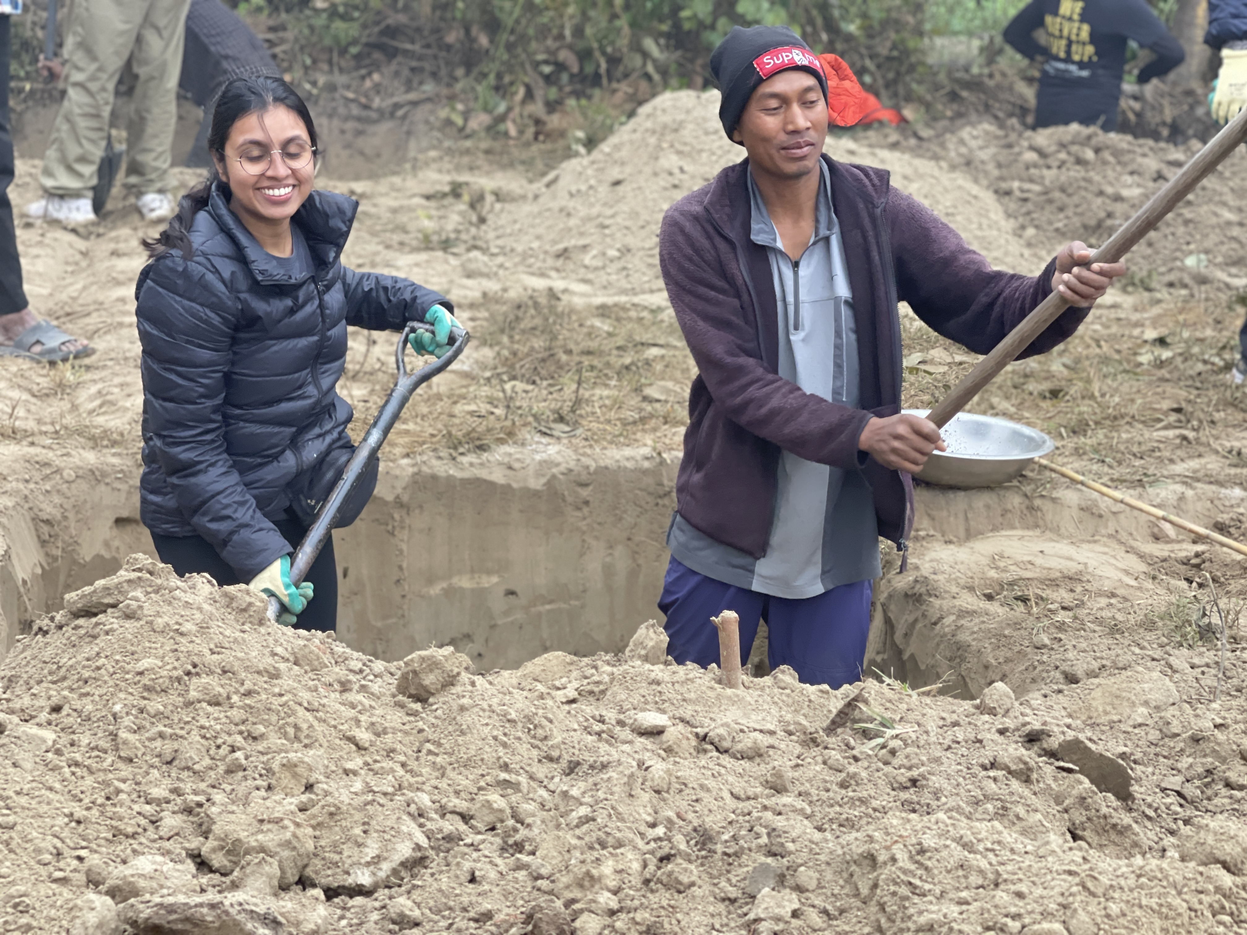 Making memories - one shovel at a time