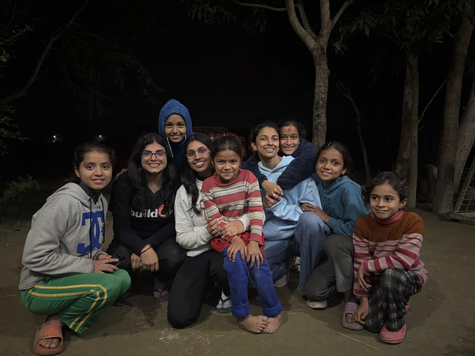 Richa, Malaika, Yaquta the girls on the last day